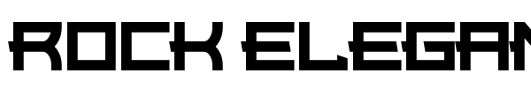 Rock Elegance font preview